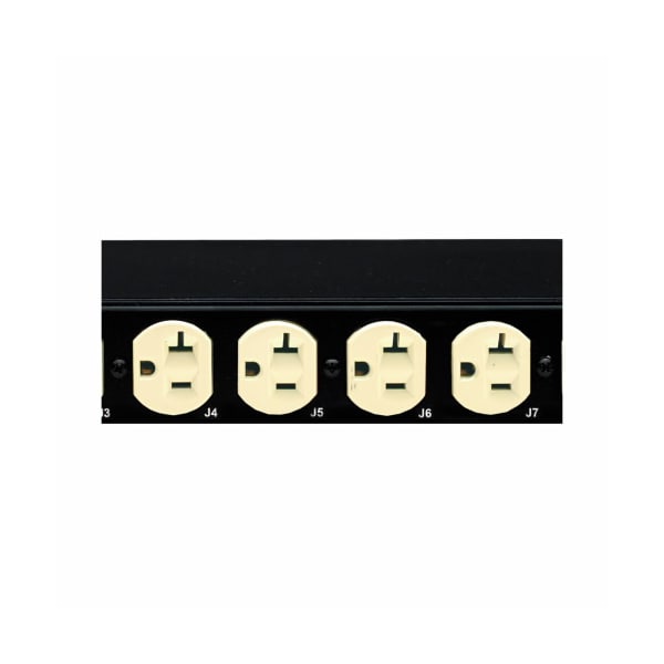 Eaton PDU, Rack Mounted, 5-20R, L5-20P, 9 ft., Black PWATSL520004 - main